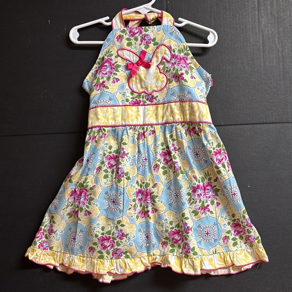 Ann Loren by Jess Kids Girls Dress With Easter Bunny Size 6 - Picture 12 of 12